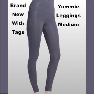 "Yummie" Charcoal color Leggings-Size M - Runs Small - BRAND NEW NO TAGS